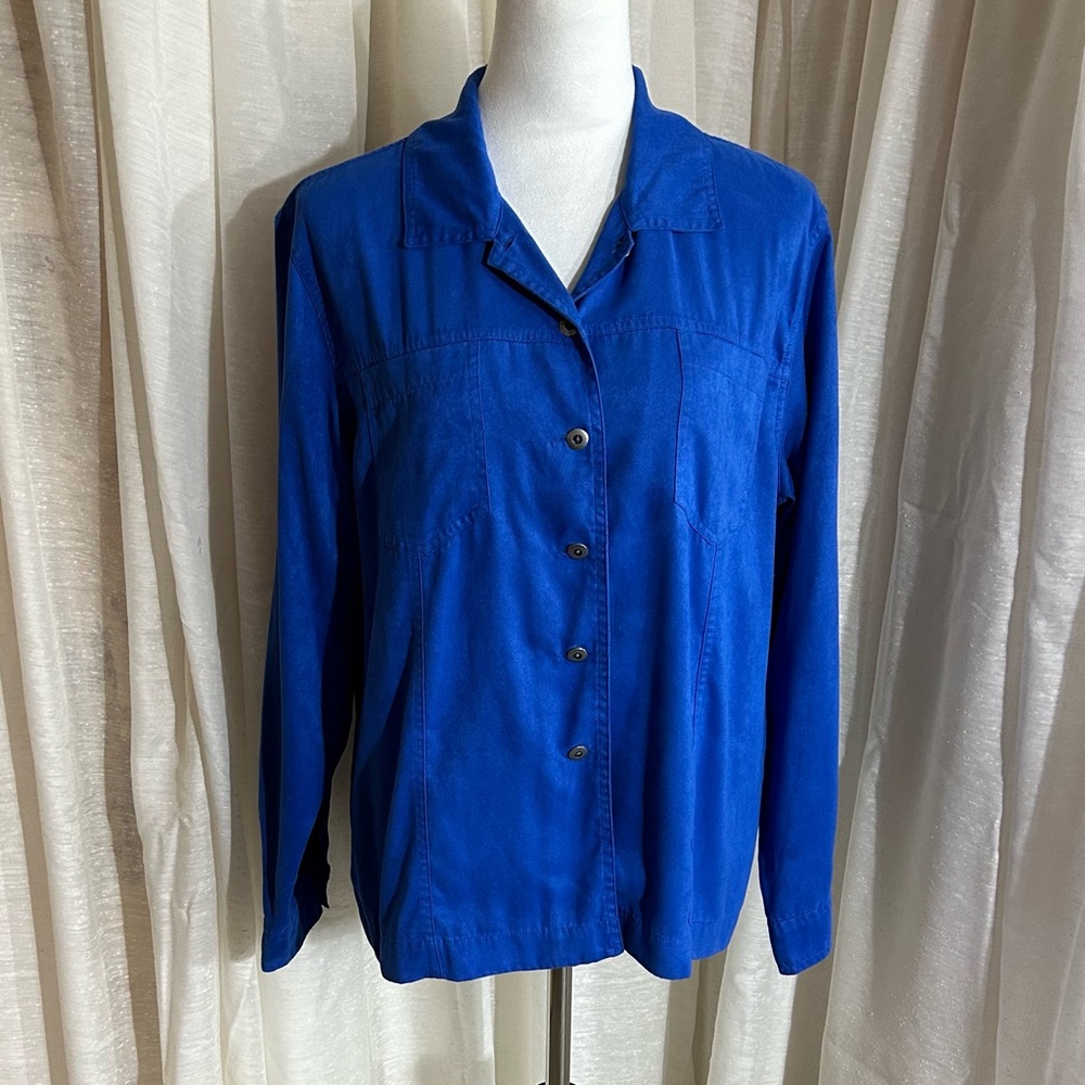 Royal blue Chico’s Shirt. - Picture 1 of 6